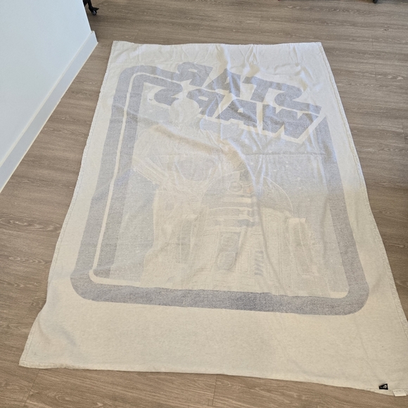 Star Wars Blue and White Blanket Twin Bedding Size 60×84 In - Picture 8 of 11